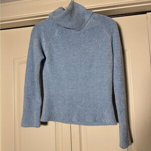 FAIRWEATHER | Y2K 00s Vintage Blue Fuzzy Turtleneck